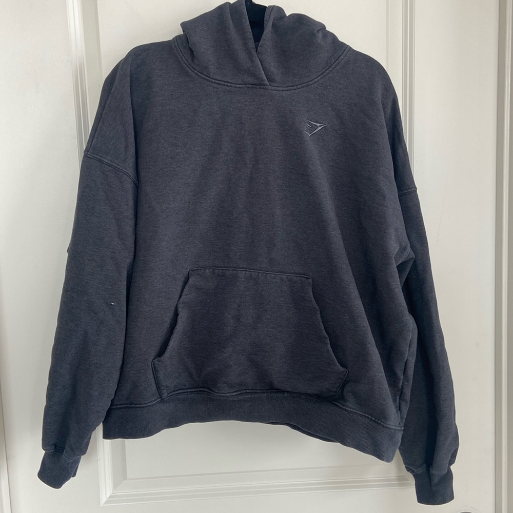 GYMSHARK Dark Grey Oversized Hoody